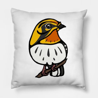 Blackburnian Warbler Graphic Pillow