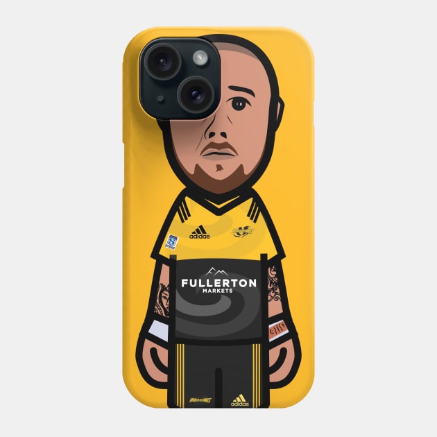 TJ Perenara Phone Case by asGraphics