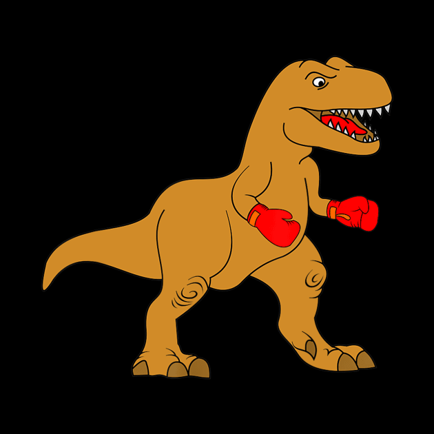 Boxing Dinosaur Saurus by Xamgi