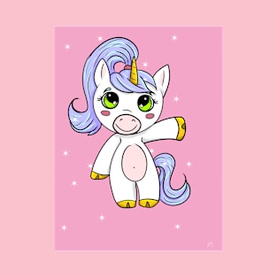 Cute Unicorn Chibi T-Shirt