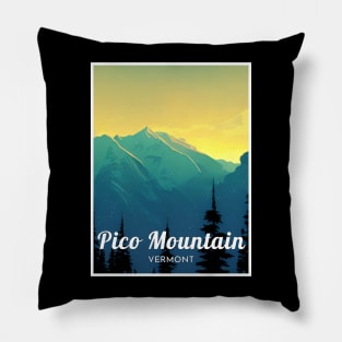 pico mountain ski - Vermont Pillow