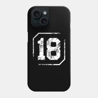 Sport 18 Jersey team | T Shirt Baseball Hockey Basketball soccer football Phone Case