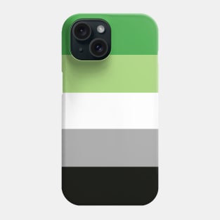 Aromantic flag 2 Phone Case