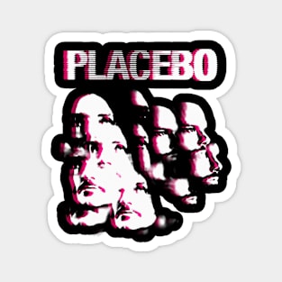 Placebo white and pink Magnet