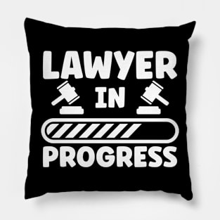 Law Student Law School Graduate Lawyer In Progress Pillow