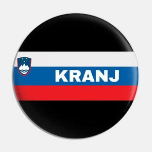 Kranj City in Slovenian Flag Pin