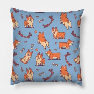 Corgies But Dog Lovers Pattern Pillow