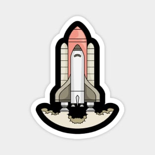 Rocketship Rocket Space Shuttle Rockets Magnet