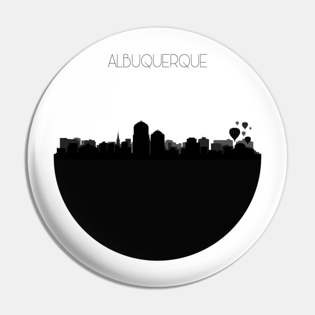 Albuquerque Skyline Pin by inspirowl