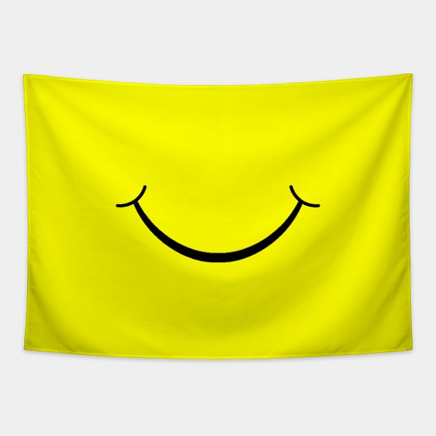 Smiley Happy Face Tapestry by Flippin' Sweet Gear