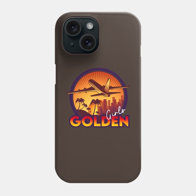 Retro Circle Golden Girls Phone Case by TeeTypo