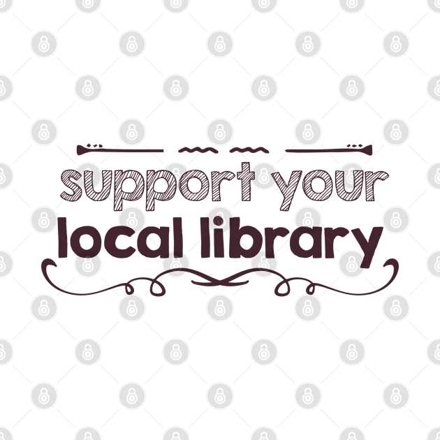 Support your local library by AdelDa