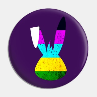 bunny face Pin