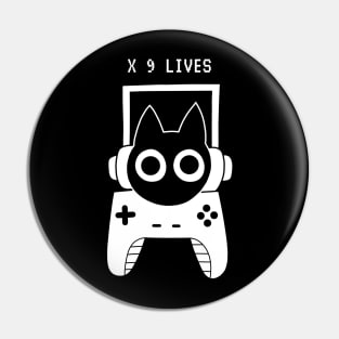 Black Cat Gaming Pin