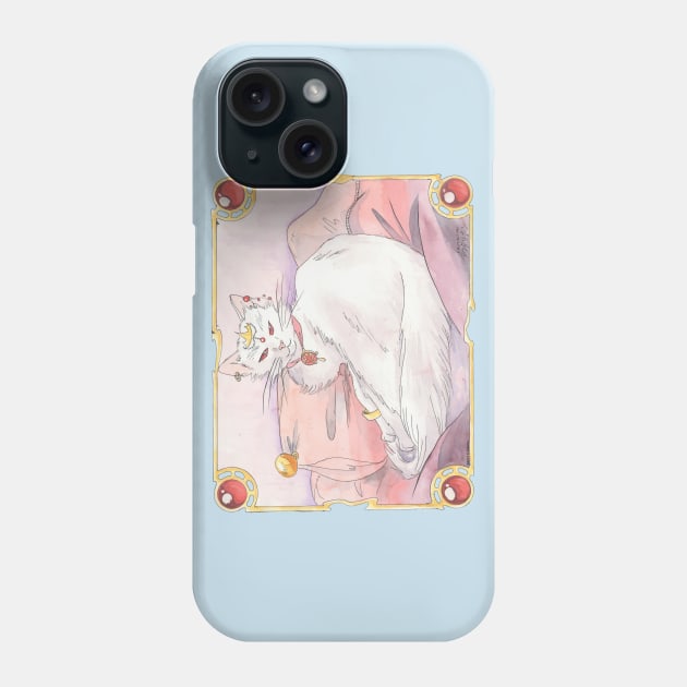 January - Garnet Cat Phone Case by Aqutalion