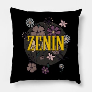 Aesthetic Proud Name Zenin Flowers Anime Retro Styles Pillow