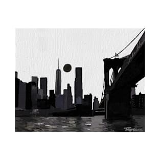 New York City- East River Ft Brooklyn Bridge T-Shirt