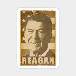 Ronald Reagan Propaganda Pop Art Magnet