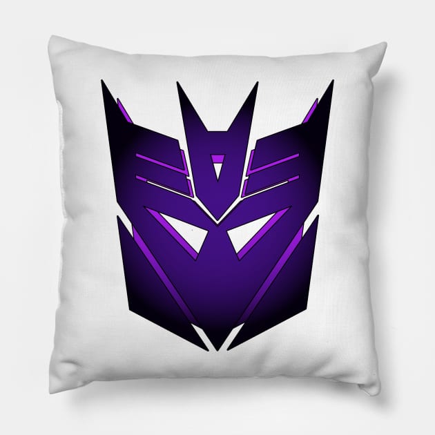 Decepticon Logo / Face Pillow by TFPrototype