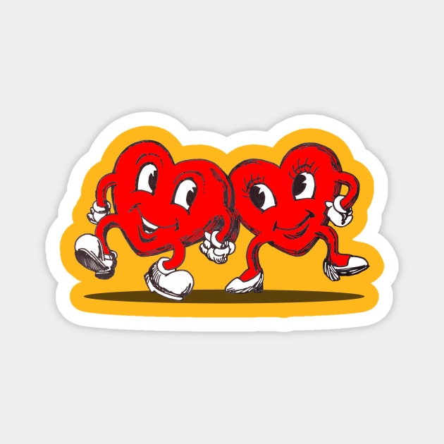 hearts forever Magnet by TakeItUponYourself