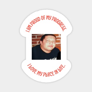 Sal Vulcano Progress Meme Magnet