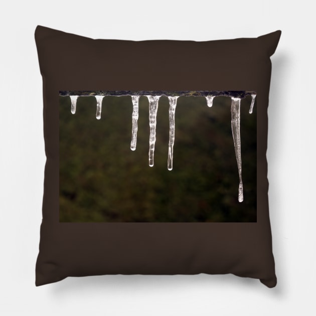 Melting Icicles Pillow by pinkal