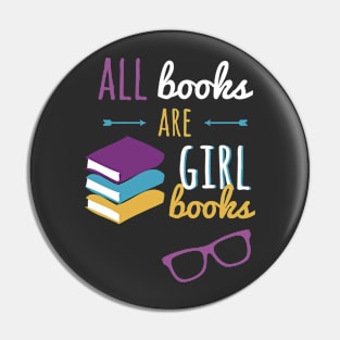 All Book Are Girl Books Pin