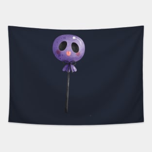 Halloween Scary Lolli pop Evil bat Pumpkin Funny Pumpkin Head spooky Sticker Tapestry