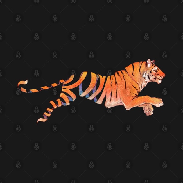 Ribbon Tiger by charamath