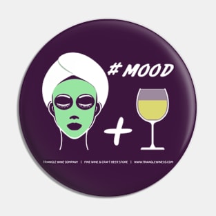 Wine Mood (white) Pin