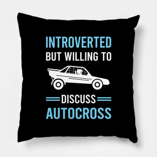 Introverted Autocross Pillow