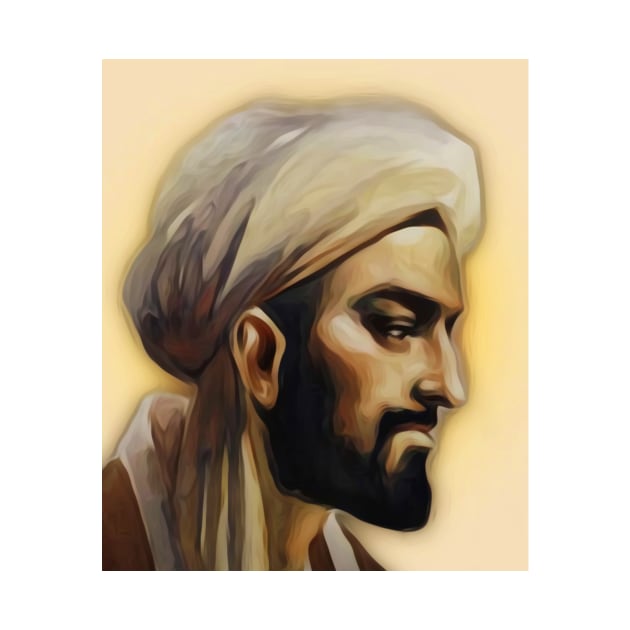 Ibn Khaldun Portrait | Ibn Khaldun Artwork by JustLit