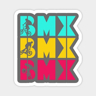 BMX Retro Colors Magnet