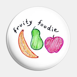 Fruity Foodie Cute Fruit Design Pin