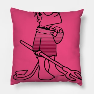 hell boy lil peep Pillow