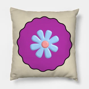 Blue Flower. Pillow