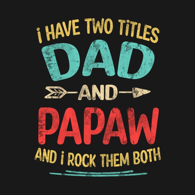 papaw Gift - I have two titles Dad and papaw by buuka1991