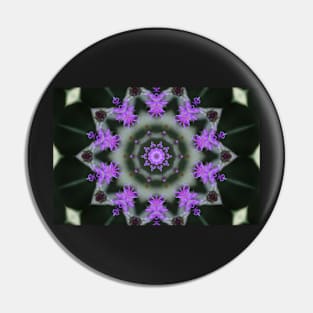 Kaleidoscope Purple Happiness Pin