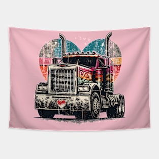 Valentine truck Tapestry