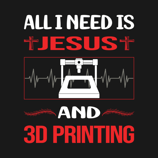 Funny Jesus 3D Printing by Happy Life