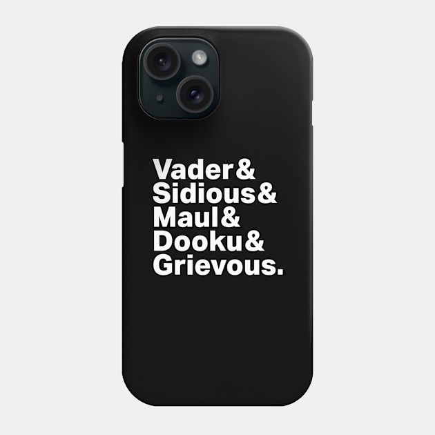 Sith shirt Phone Case by elricardio