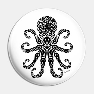 Tribal Octopus Pin