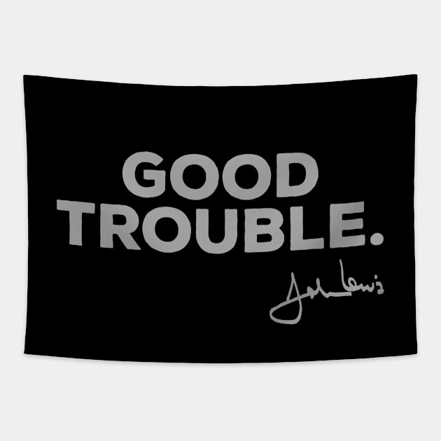 Good Trouble John Lewis Tapestry by deadright