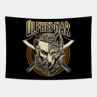 Norse Viking Wolf Ulfhednar Pagan Warrior Ulfhedinn Tapestry