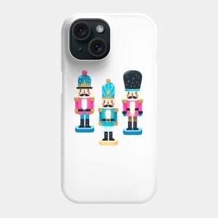 Neon Nutcracker Gentlemen Christmas Graphic Design Phone Case