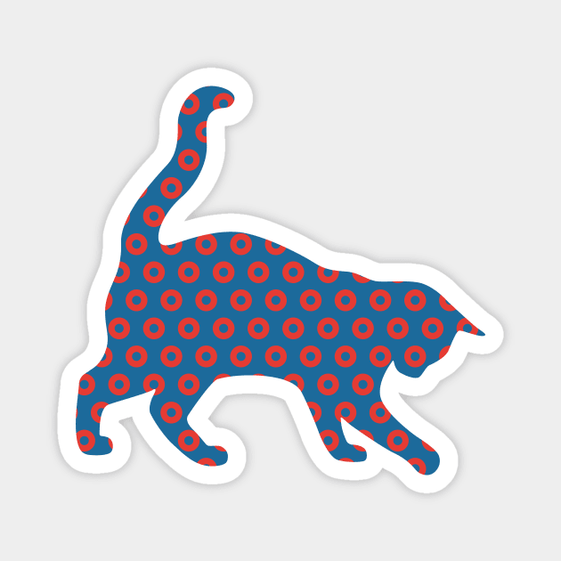 Phish Your Pet Cat Donuts Magnet by NeddyBetty