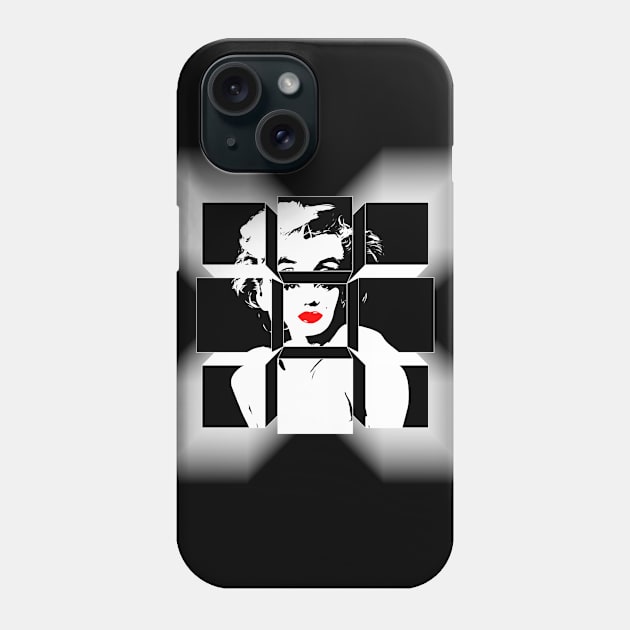 Marilyn Blox #2 Phone Case by SiSuSiSu