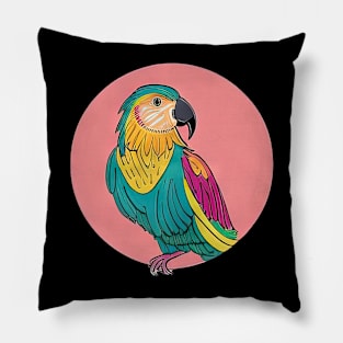 Beautiful Bright Parrot | Pillow