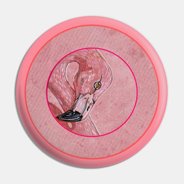 Flamingo by Kris Morse Pin by KrissyK