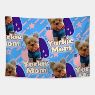 Yorkie mom v2 Tapestry